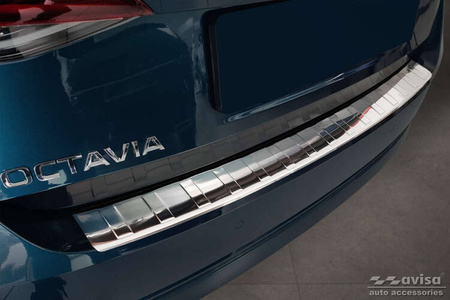 Капак на задната броня за Skoda Octavia 4 Liftback (стомана)