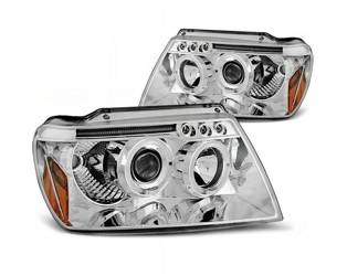 Chrysler Jeep Grand Cherokee лампи с хромирана леща