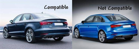 ДИФУЗЬОР AUDI A3 8V СЕДАН/КАБРИО (2016-2019)