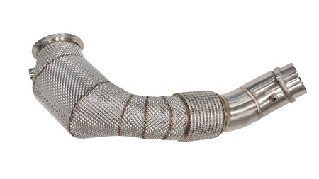 Низходящ тръбопровод BMW M850I/XI G14 G15 G16/M550i G30 / M650i / M750i G11 G12 с OPF N63 + топлинен щит