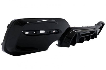 ДИФУЗЬОР BMW F20 F21 15-19 TWIN SINGLE PIANO BLACK