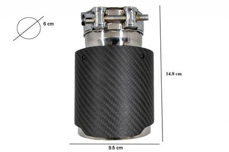 УНИВЕРСАЛЕН КАРБОНОВ ВРЪХ FI 6CM ЕДИНИЧЕН