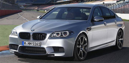 РЕШЕТКА (БЪБРЕК) BMW F10/F11 LOOK M5 ЧЕРНА/ХРОМ