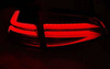 LED светлини Vw Golf VII 7 13- червена бяла LED лента