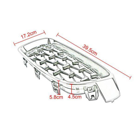 РЕШЕТКА (БЪБРЕК) BMW F30/F31 DIAMEND LOOK BLACK