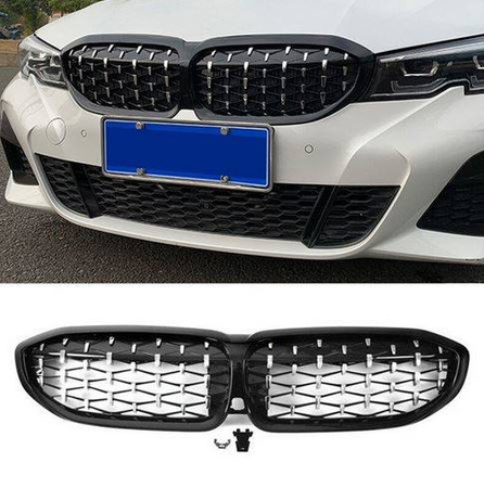 РЕШЕТКА BMW 3ER G20 G21 19-20 DIAMANT CHROME BLACK