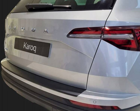 Оверлей предпазна лайсна на задна броня за SKODA KAROQ 2022- | коремни мускули