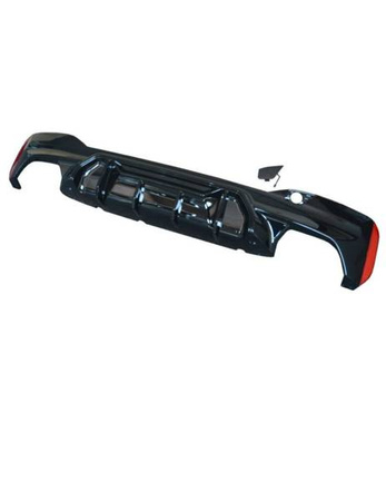 ДИФУЗЬОР BMW G30 LOOK M5 COMPETITION ЧЕРЕН ГЛАНЦ