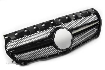 РЕШЕТКА MERCEDES C117 CLA 13-19 AMG OPTIK ГЛАНЦ БЛК