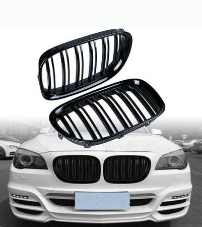 БЪБРЕЧНА РЕШЕТКА BMW F01 F02 F03 08-15 M-STYLE GLOSS BL