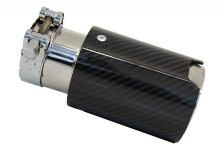 НАКРАЙНИК ОТ ВЪГЛЕРОДНИ ВЛАКНА, ГЛАНЦИРАН ФИ 9 CM/ 6,3 CM