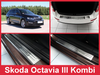 Комплект за SKODA OCTAVIA 3 комби (капак на задната броня + прагове)