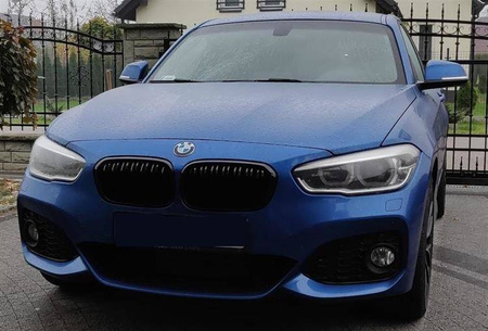 РЕШЕТКА (БЪБРЕК) BMW F20 F21 15- LCI BLACK GLOSS M1