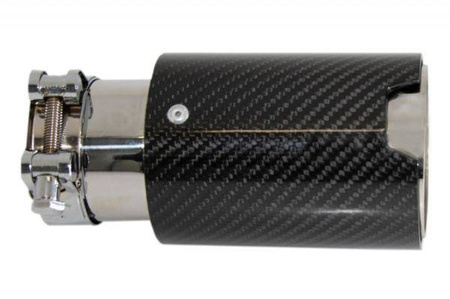 НАКРАЙНИК ОТ ВЪГЛЕРОДНИ ВЛАКНА, ГЛАНЦИРАН ФИ 9 CM/ 6,3 CM