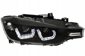 BMW F30 F31 11-15 BLACK RINGI LED фарове