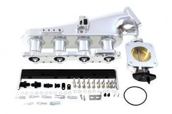 Смукателен колектор Nissan S14 SR20DET с тяло на дроселовата клапа и горивна рейка