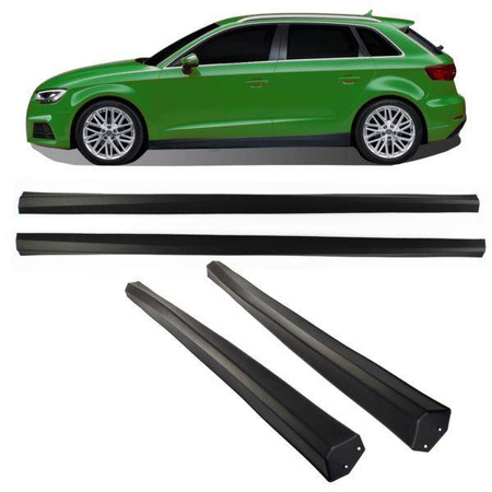 СПОЙЛЕРИ ЗА ПРАГОВЕ AUDI A3 8V SPORTBACK 16-20