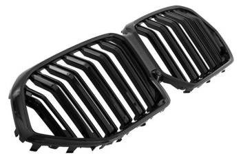 БЪБРЕЧНА РЕШЕТКА BMW X6 G06 ДВОЙНО ЛЪСКАВ ВИД X6M