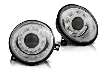 Фарове Vw Lupo 98-05 Chrome Led Ringi