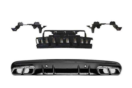 ДИФУЗЬОР MERCEDES W205 LOOK C63 AMG ЧЕРЕН