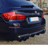 ДИФУЗЬОР BMW F10 F11 10-18 LOOK M5 КАРБОН ЧЕРЕН
