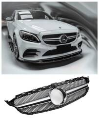 РЕШЕТКА MERCEDES W205 14-18 LOOK AMG SILVER