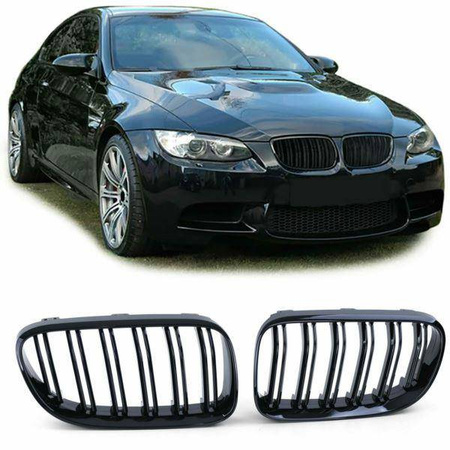 РЕШЕТКА (БЪБРЕК) BMW E92 E93 10-13 ЧЕРЕН ГЛАНЦ M3