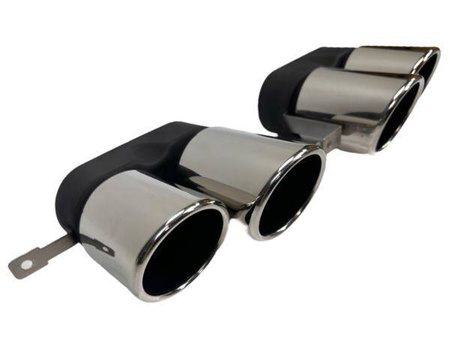 ДИФУЗЬОР BMW G20 G21 18-22 MTECH НАКРАЙНИЦИ ХРОМ