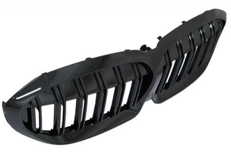 РЕШЕТКА (БЪБРЕК) BMW G20 G21 19- ЧЕРНА ГЛАНЦОВА