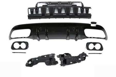 ДИФУЗЬОР MERCEDES W205 LOOK C43 AMG ХРОМ