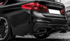 ДИФУЗЬОР BMW G30/G31 SEDAN/TOURING 17- ПИАНО ЧЕРНО