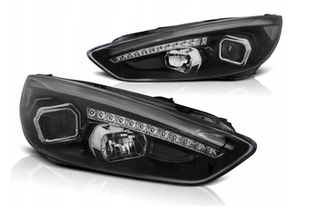 Ford Focus Mk3 15- Black Drl Led фарове