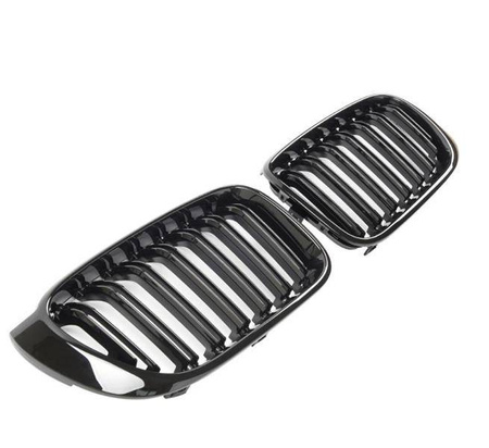 РЕШЕТКА (БЪБРЕК) BMW X3 X4 F25 F26 M LOOK ЧЕРЕН ГЛАНЦ