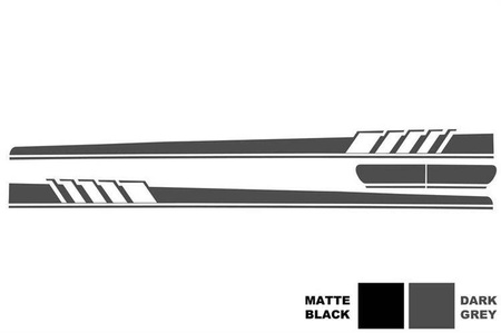 СТРАНИЧНИ СТИКЕРИ ТЪМНО СИВ МЕРЦЕДЕС КУПЕ W205
