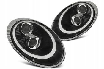 Porsche 911 (997) Черни фарове с тръбна светлина