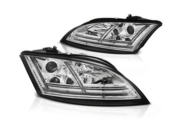 Audi Tt 06-10 8j Chrome Led Drl Dts Ксенон лампи
