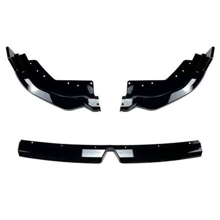 СПЛИТЕР ЗА АРКИТЕ НА КОЛЕЛАТА BMW G20 G21 LCI M TECH GLOSS BLK