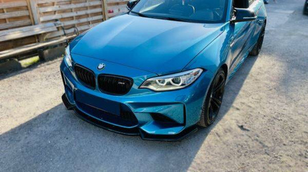 ПРЕДЕН СПЛИТЕР BMW F87 M2 2016-2020 ЧЕРЕН EXACTO