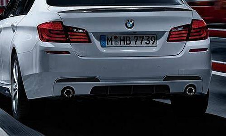 BMW F10 10-13 M-PERFORMANCE ДВОЕН ДИФУЗЬОР