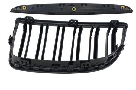 РЕШЕТКА (БЪБРЕК) BMW E90 E91 05-08 ЧЕРЕН ГЛАНЦ