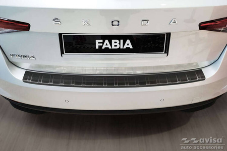 Капак на задната броня за Skoda Fabia 4 Hatchback (стомана)