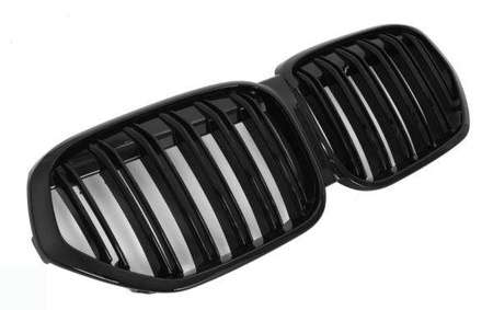 РЕШЕТКА BMW X1 F48 LCI 19- ДВОЙНО ЛЪСКАВО ЧЕРНО