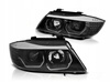 Bmw E90 E91 05-08 3d доведе черни пръстени светлини