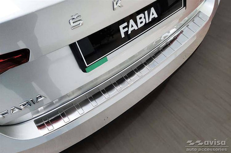 Капак на задната броня за Skoda Fabia 4 Hatchback (стомана)