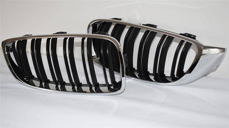 РЕШЕТКА (БЪБРЕК) BMW F32 F33 F36 13- M4 ЧЕРЕН ХРОМ