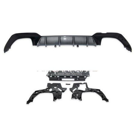 ЗАДЕН ДИФУСЕР. BMW G21 G20 340I M-TECH / CARBON LOOK