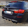 ДИФУЗЬОР BMW F10 F11 10-18 LOOK M5 КАРБОН ЧЕРЕН