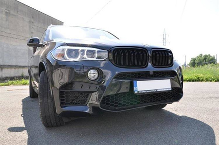 РЕШЕТКА (БЪБРЕК) BMW X6 (F16) X6M F15 15- ЧЕРНА ПОЛИЦА.