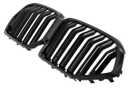 БЪБРЕЧНА РЕШЕТКА BMW X6 G06 ДВОЙНО ЛЪСКАВ ВИД X6M