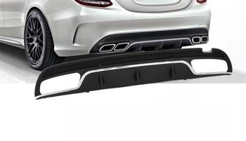 ДИФУЗЬОР НА БРОНЯТА МЕРЦЕДЕС W205 2014 ПОГЛЕД AMG C63